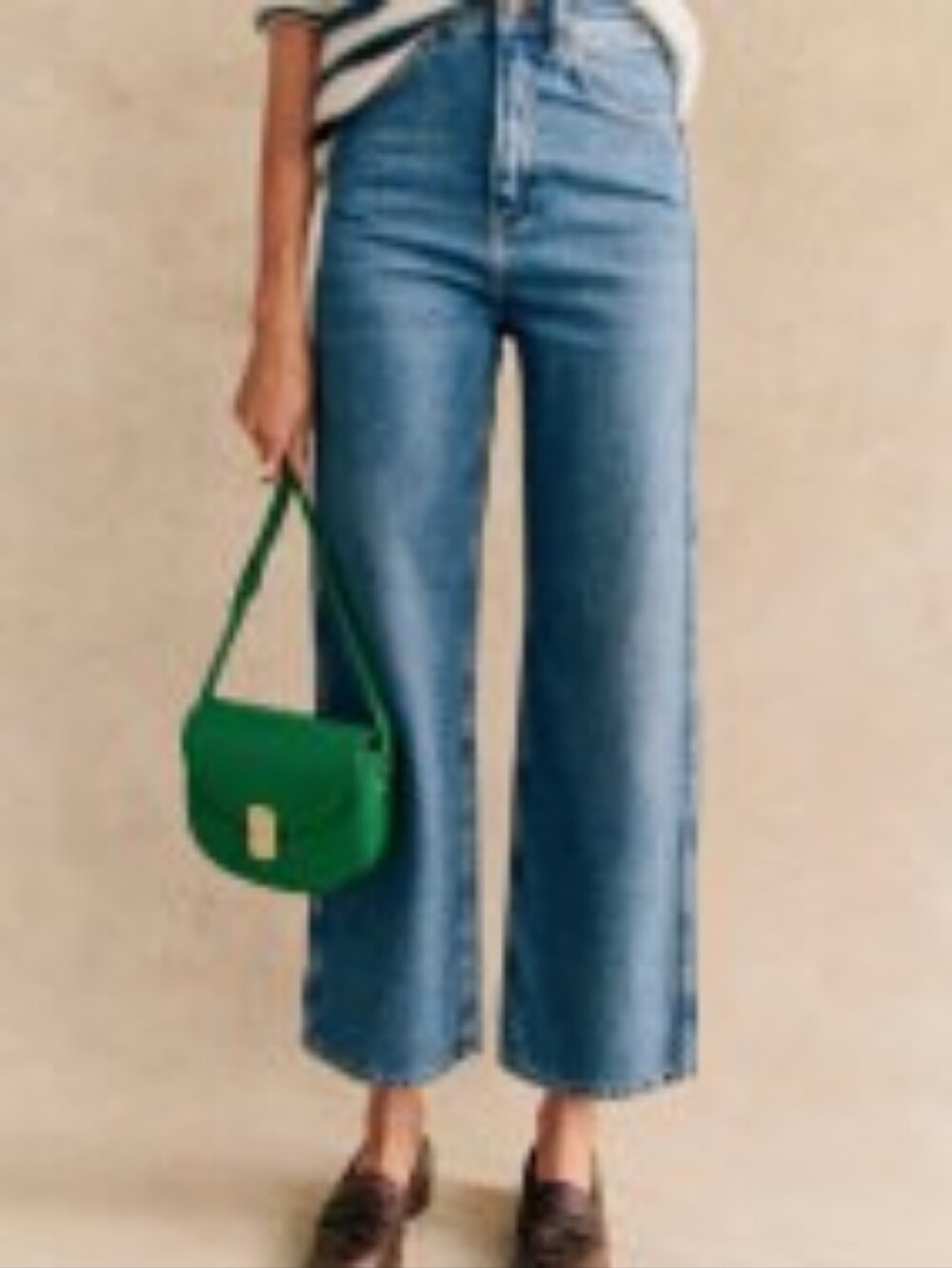 Sezane Le Crop Denim - Size 34 (U.S)/44 (France)